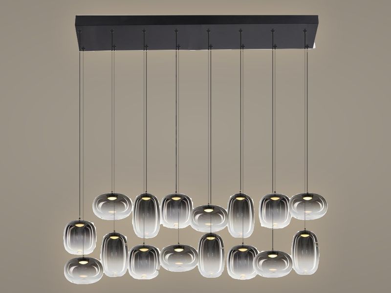 Smoke Pods linear pendant light by Art Lights
