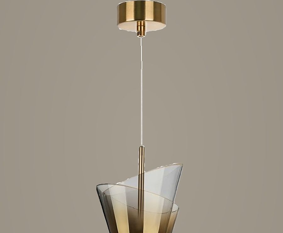Amber Bowtie Pendant Light by Art Lights