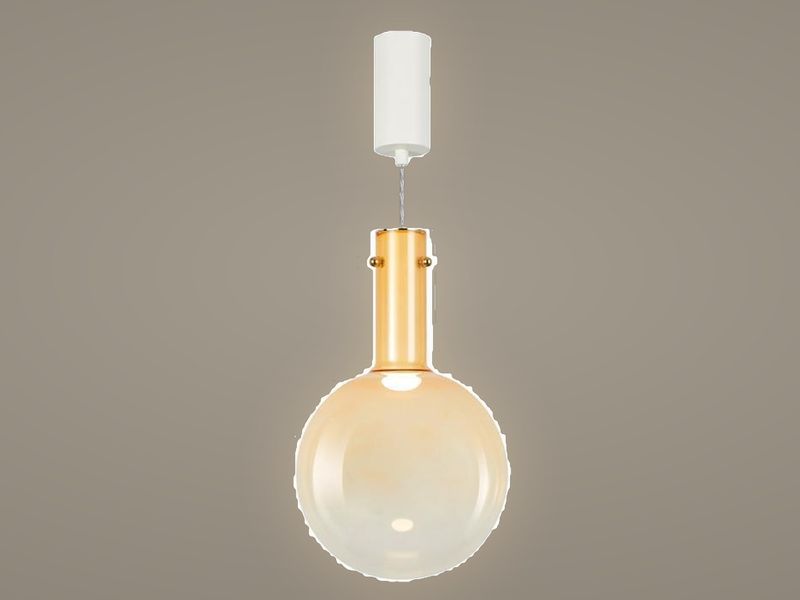 Amber Globe pendant light by Art Lights