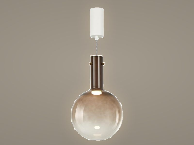 Cognac Globe pendant light by Art Lights