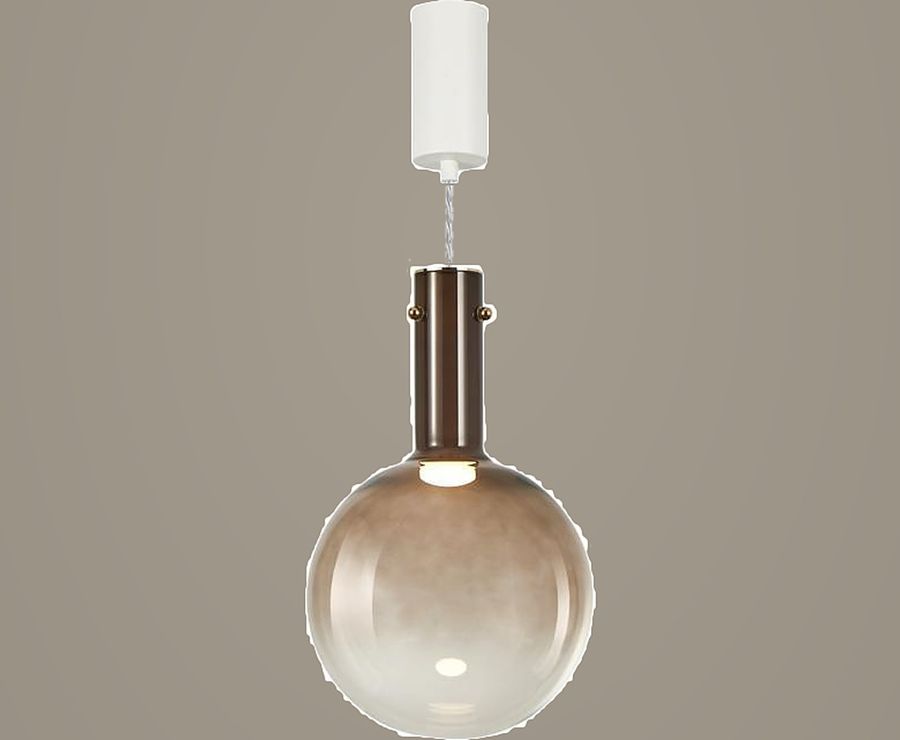 Cognac Globe Pendant Light by Art Lights