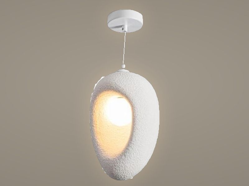 Sculpted Egg pendant light by Art Lights