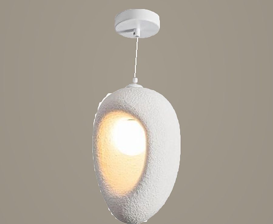 Sculpted Egg Pendant Light by Art Lights