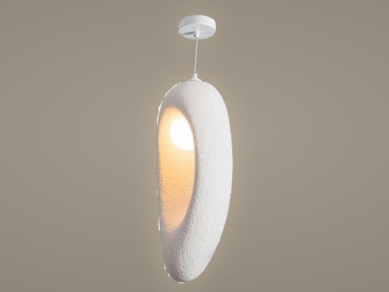 Sculpted Pebble pendant light by Art Lights