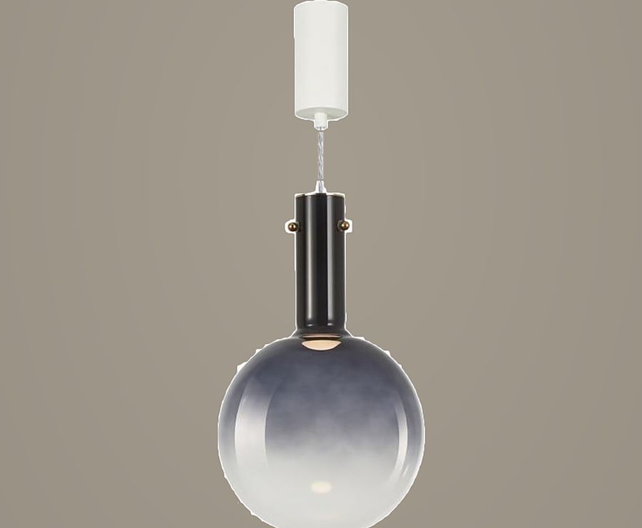 Smoke Globe Pendant Light by Art Lights